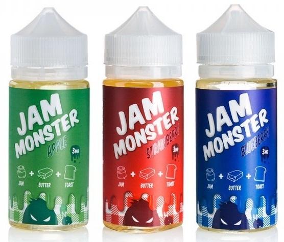 Жидкость Jam Monster Blueberry ( Теплый тост с маслом и черничным джемом) 100мл (Т) 3мг