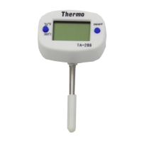 Цифровой термометр со щупом ТА-288, длина щупа 4 см