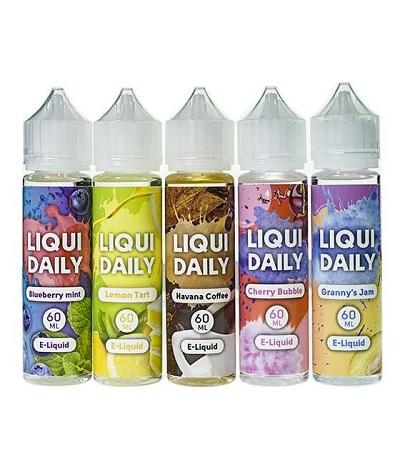 Жидкость Liqui Daily, 60 мл, Bluberry Mint, 0 мг/мл