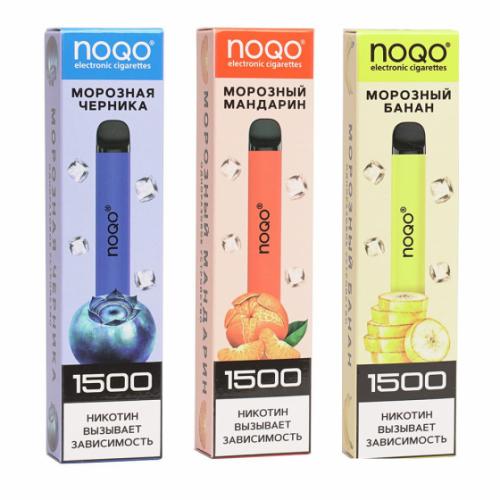 Парогенератор одноразовый NOQO 1500 (19,9 мг) (Банан Морозный)