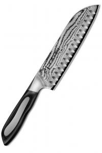 FF-SA181, Нож Сантоку Tojiro Flash, 180 мм, сталь VG10, 63 слоя, рукоять микарта