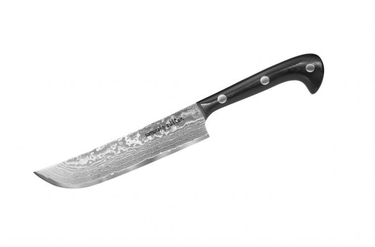 SU-0085D/K Нож кухонный "Samura SULTAN" Шеф 164 мм, G-10, дамаск 67 слоев