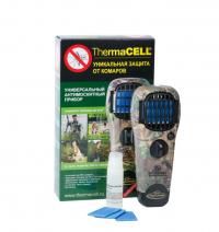 Прибор противомоскитный Thermacell (цвет камуфляжный, состав: прибор + 1 газовый картридж + 3 пластины)