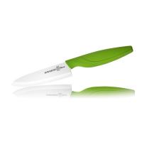 Нож Кухонный Поварской Hatamoto Home (HC150W-GRN), длина лезвия 150 мм, Керамика, рукоять зеленая, #3000