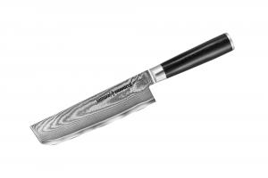 SD-0043/Y Нож кухонный "Samura DAMASCUS" накири 167 мм, G-10, дамаск 67 слоев