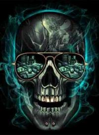 Футболка череп очки (48-56) Футболка череп очки (48-56)