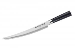 SM-0046T/K Нож кухонный "Samura Mo-V" для нарезки, слайсер Tanto 230 мм, G-10