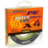 Шнур Super Line PE X4 300м 0,16мм Dark Green