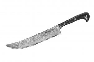 SU-0045D/Y Нож кухонный "Samura SULTAN" для нарезки, пчак 210 мм, G-10, дамаск 67 слоев