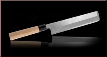 Кухонный Нож для Овощей Традиционный TOJIRO Japanese (F-935), длина лезвия 210 мм, Сталь "Shirogami", 2 слоя, рукоять де