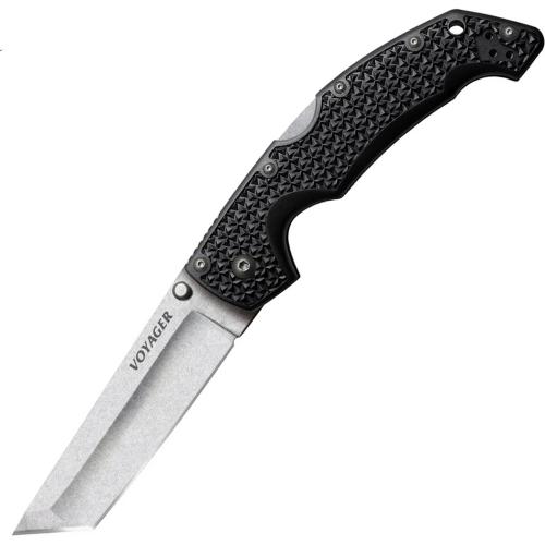 CS_29AT Voyager Tanto 4 Plain Edge - нож склад., клинок AUS10A