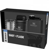 Посуда STANLEY Adventure Набор стопок 0,59ML+Фляга 0,23L Черный Посуда STANLEY Adventure Набор стопок 0,59ML+Фляга 0,23L Черный