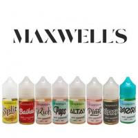 Жидкость Maxwells SALT - SPLIT 30 мл 20 мг (Тёплый бананово-кокосовый мусс)