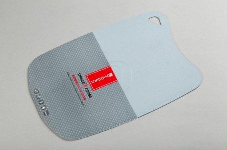 Доска термопластиковая с антибактериальным покрытием (Серый) Samura FUSION