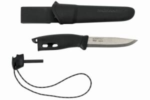 Нож Morakniv Spark Black, нержавеющая сталь, цвет черный  Нож Morakniv Spark Black, нержавеющая сталь, цвет черный