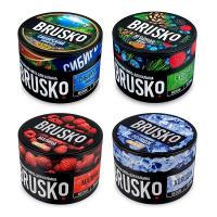 Бестабачная смесь для кальяна BRUSKO, 50 г, Яблоко с мятой, Medium