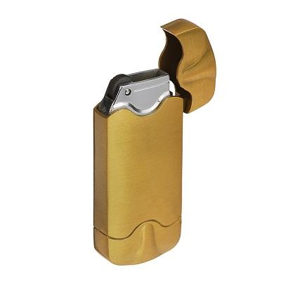 Зажигалка газовая "Классика" с закругленным краем, микс, 3х6 см 2768050