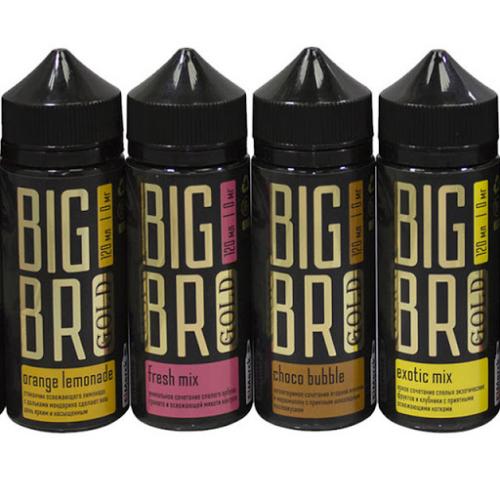 Жидкость ElMerck Big Bro GOLD - Choco Bubble 120 мл 3 мг (Ягодная жвачка с маршмэллоу)