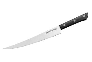 SHR-0048BF/K Нож кухонный "Samura HARAKIRI" филейный Fisherman 224 мм, кор.-стойк. сталь,ABS пластик