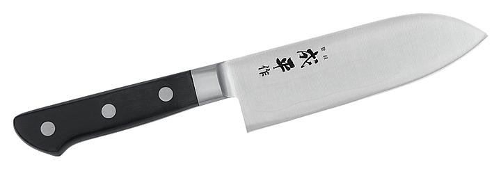 Кухонный Нож Сантоку Fuji Cutlery Narihira (FC-39), длина лезвия 160 мм, сталь Мо-V, рукоять сталь, заточка #4000