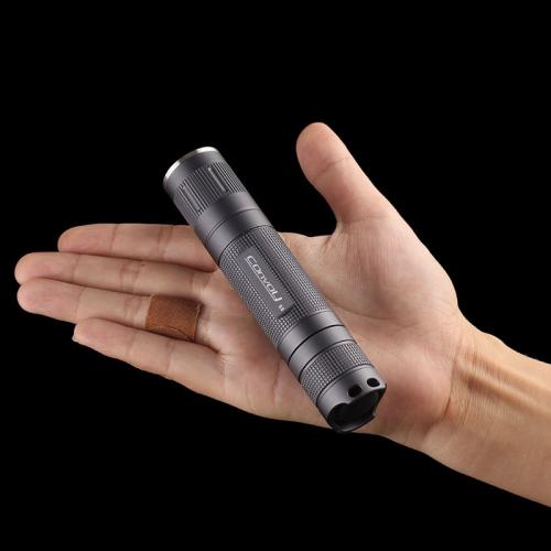 Фонарь ручной Convoy S3 - светодиод Cree XM-L2 U2 1A, аккум. Li-ion 18650 Samsung, рефлектор апельсиновая корка