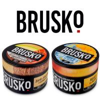 Бестабачная смесь для кальяна BRUSKO, 50 г, Манго с апельсином и мятой, Medium