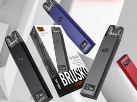 ЭС BRUSKO FAVOSTIX, 1000 mAh, Чёрно-золотой градиент