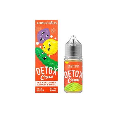 Жидкость Anonymous - Detox Crew 30 мл 20 мг (Огурец, лимон, базилик)