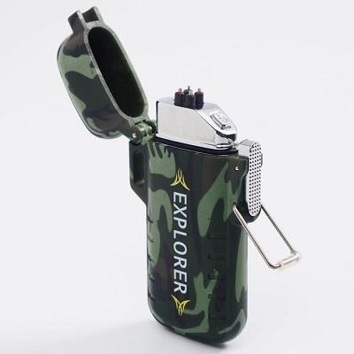 Зажигалка электронная "Турист", дуговая, камуфляж, USB 4383170
