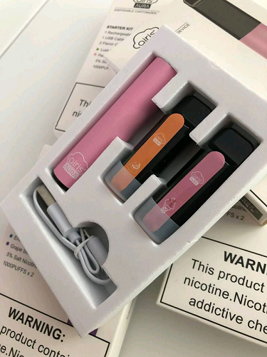 POD-система Airis Aura Starter Kit - Ледяная черника / Ледяной виноград 2% 1000 затяжек