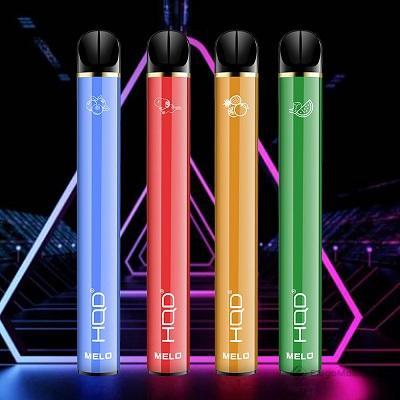 Одноразовая эл. сигарета (уп. 1 шт) HQD MELO 2% - Taro Ice Cream 1000 затяжек, метал. корпус (Мороженое Таро)