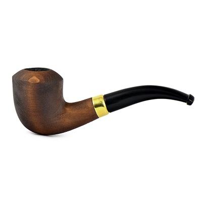 Трубка WoodPipe - Груша 004 - SandBlast Brown - (фильтр 9 мм)