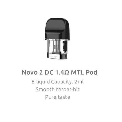 Картридж SMOK NOVO 2 POD 1.4ohm MTL SMOK-004-POD(в упак. 3 шт.)