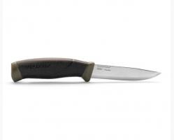 Нож Morakniv Companion MG (S), нержавеющая сталь, цвет хаки, 11827