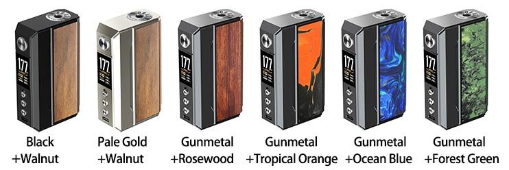 Бокс мод Voopoo DRAG 4 Mod 177W Gun Metal+Rosewood VP-140B