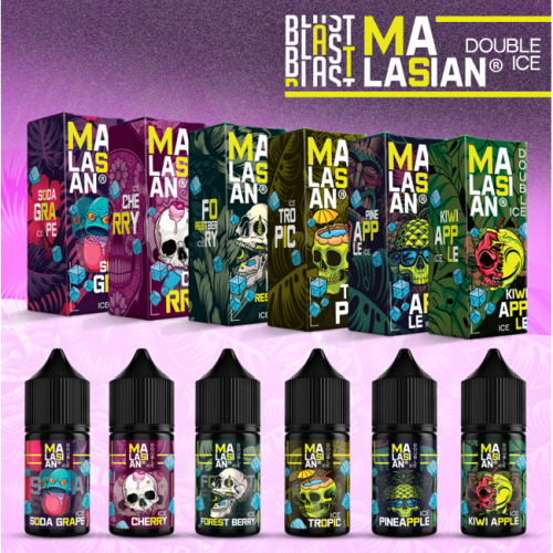 Жидкость BLAST MALASIAN DOUBLE ICE MIX20 - PINEAPPLE 30 мл 20 мг (Ананас)