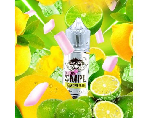 Жидкость SMPL BBLGM SALT+ - Lemonlime 30 мл 20 мг (Баблгам лимон/лайм)