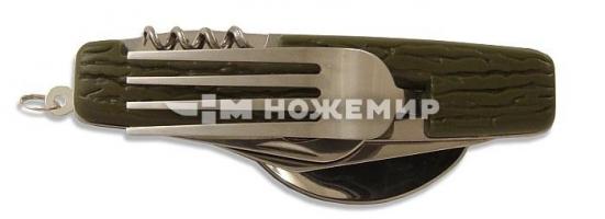 Нож ложка-вилка пластик чехол YK06