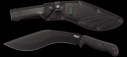 CRKT_2742 KUK - кукри, нейлон. рук-ть, сталь 65Mn, нейлон. ножны