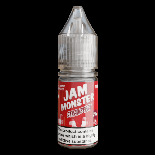 Жидкость Jam Monster SALT - Strawberry 10 мл 20 мг (Дв) (Теплый тост с маслом и Клубничным джемом)