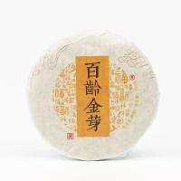 Китайский выдержанный чай "Шу Пуэр. Bailing jinya" 2014 год, блин 100 г   9460696