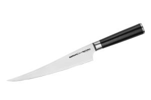 SM-0048F Нож кухонный "Samura Mo-V" филейный 226 мм, G-10