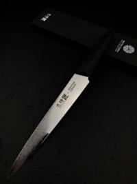 SC-1103 SHIZU TAKUMI S.CONRAN Нож кухонный Слайсер 225-370, ст. VG-10 Damascus рук. Black Pakka Wood