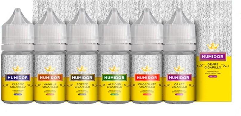 Никотиносодержащая жидкость Humidor Salt - Orange Cigarillo 30ml hard