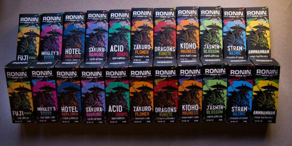 Жидкость для ЭСДН RONIN PREMIUM Salt - Amnammnam (Сочное манго в сочетании с сладким ананасом)