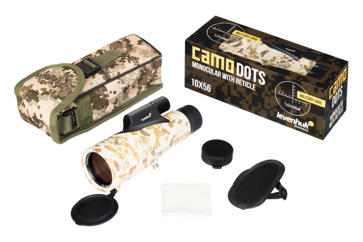 Монокуляр Levenhuk Camo Dots 10x56 с сеткой