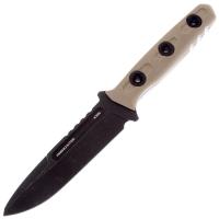 Нож NC Custom Parachuter (AUS-10 black stonewash, G10 Tan)