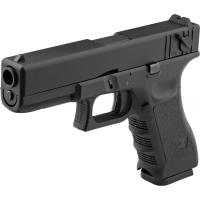 Страйкбольный пистолет KJW KP-18 Glock G18 TBC Gas Black, удлин. ствол