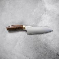 Нож кухонный Сантоку SUNСRAFT Elegancia 175мм, KSK-05