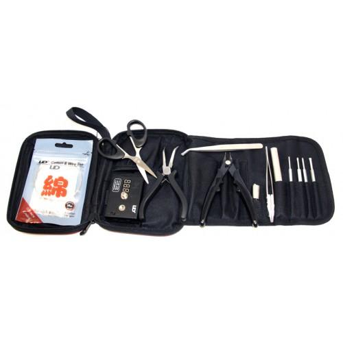Набор инструментов UD COIL MATE(coil jig,пинцеты,бокорезы,ножницы,круглогубцы,Ом метр,кейс)